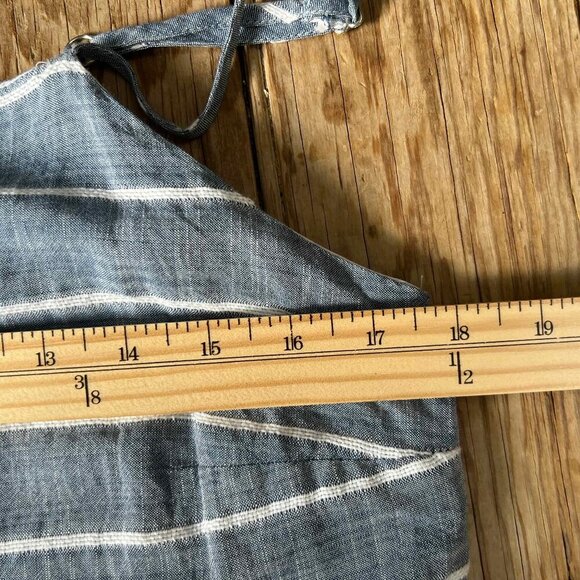 Universal Thread Tank Women’s Small Blue White Striped Sleeveless Camisole - Picture 5 of 8